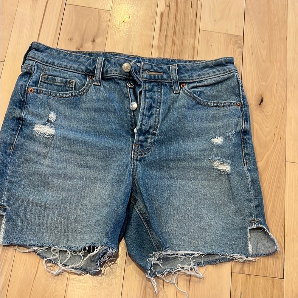 Denim Distressed Women's Shorts